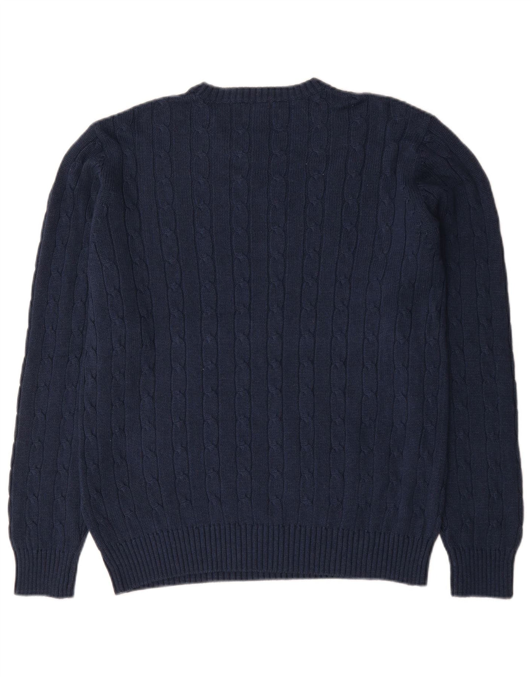 Marks & Spencer Pull à col rond Blue Harbour pour homme, grand bleu marine