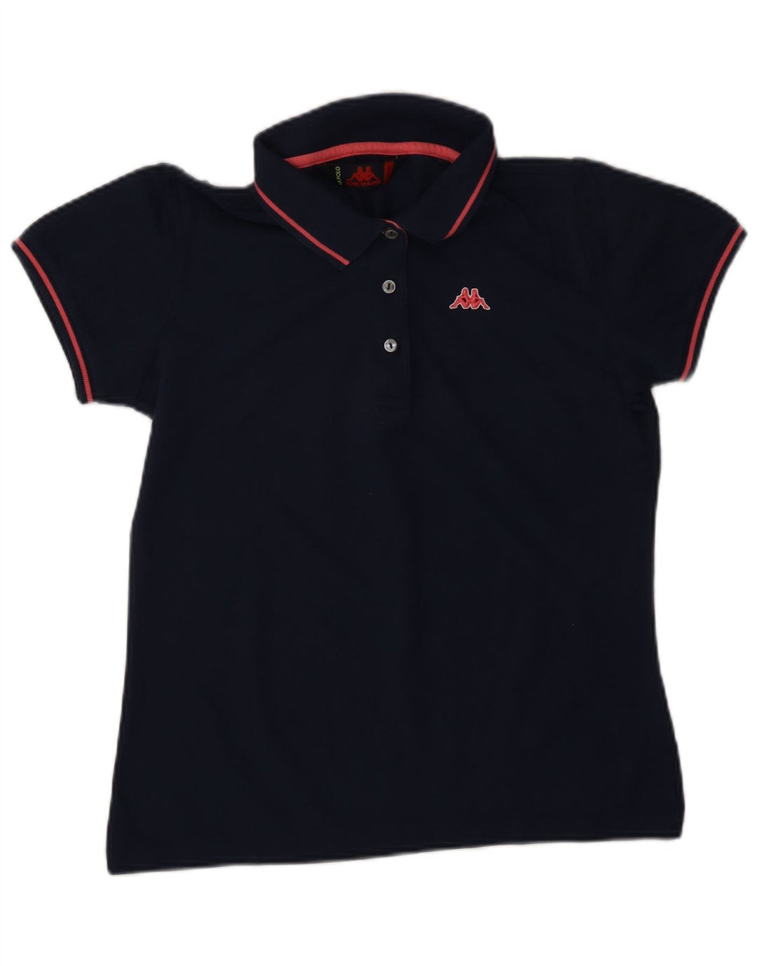 KAPPA Polo Femme UK 12 Coton Bleu Marine Moyen