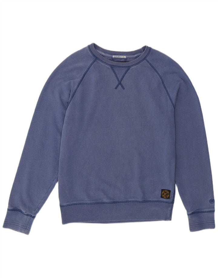 Fat Face Sweat-shirt pour homme en coton bleu XS