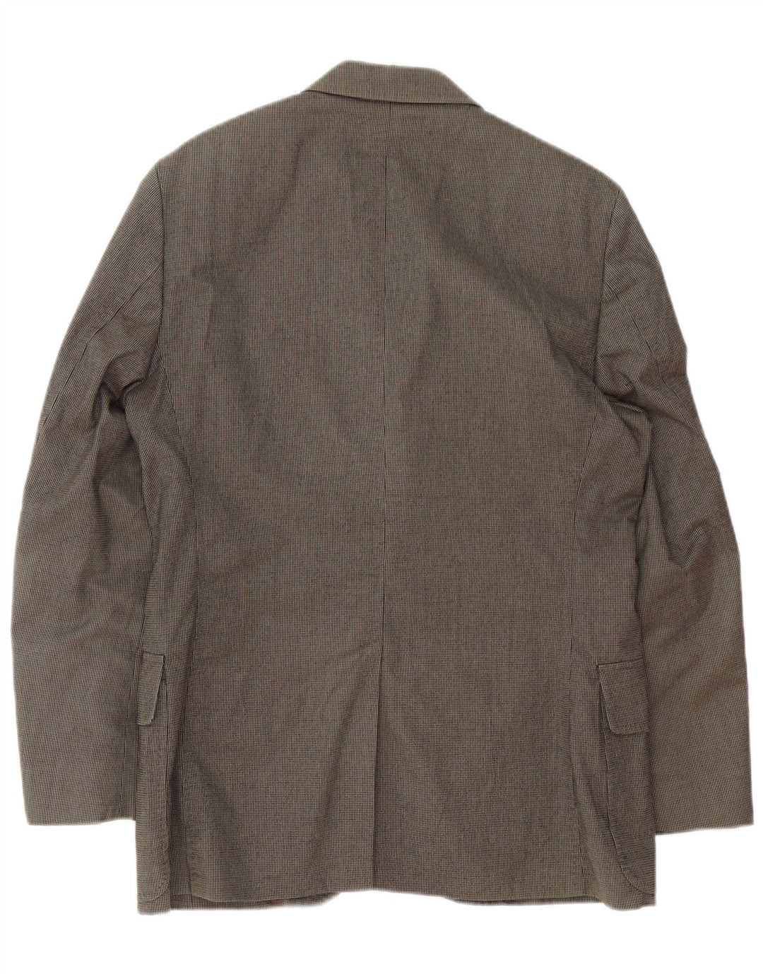 Massimo Dutti Veste Blazer 3 Boutons Homme EU 48 Coton Marron Moyen