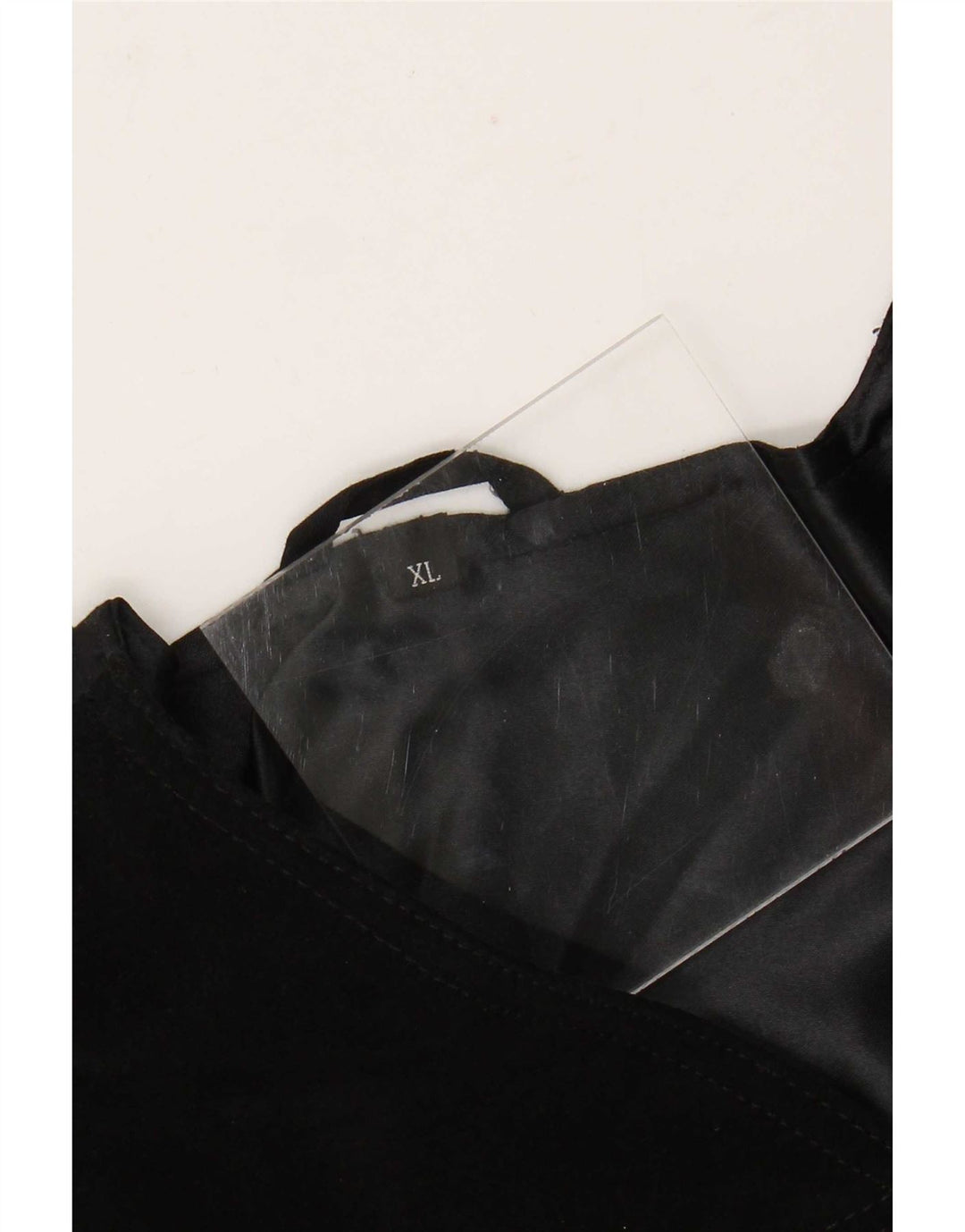 Vintage Gilet en daim pour homme XL Noir