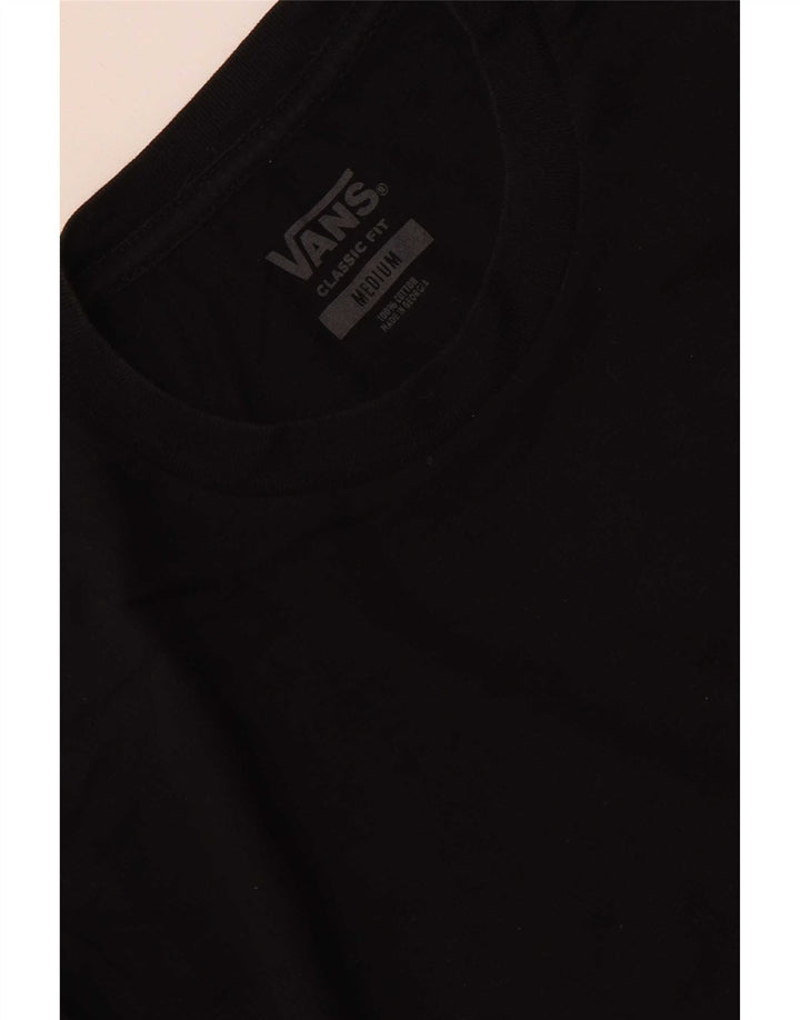 Vans T-shirt coupe classique pour homme en coton noir moyen