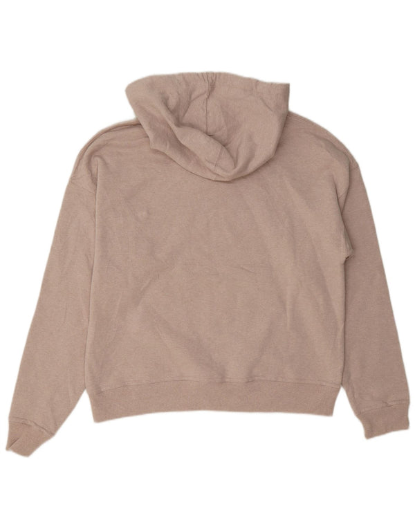 Champion Pull à capuche surdimensionné pour femme UK 10 Petit coton moucheté rose