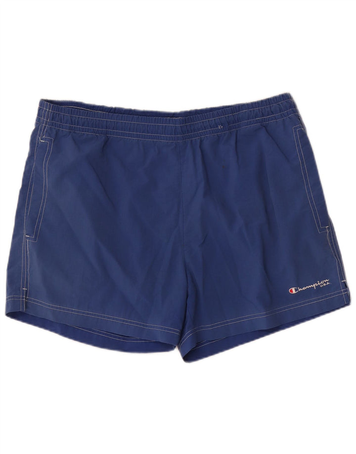 Champion Short de Bain Homme XL Bleu