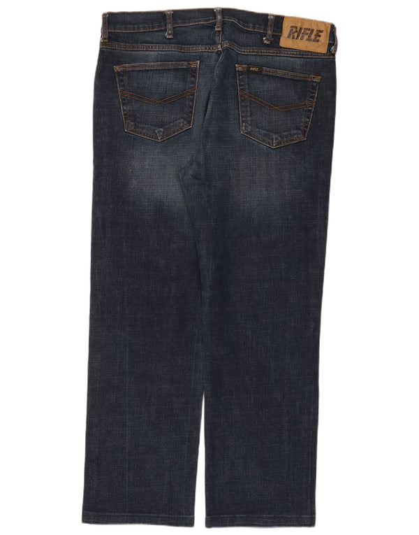 Jean droit Rifle homme W38 L29 bleu marine coton
