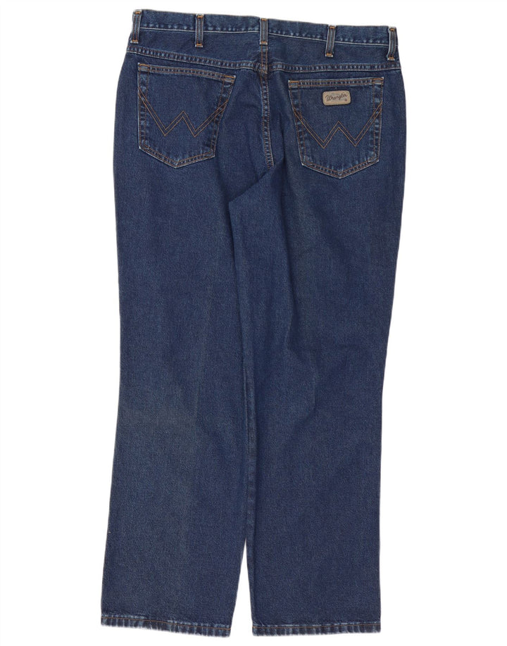 Wrangler Jean Droit Ohio W38 L30 Homme Bleu Coton