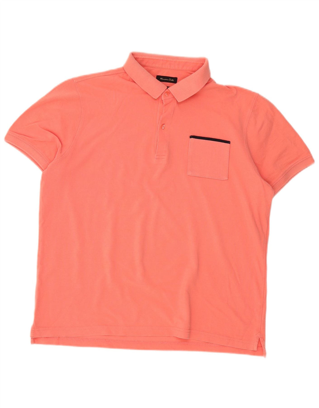 MASSIMO DUTTI Polo Slim Fit Homme XL Orange