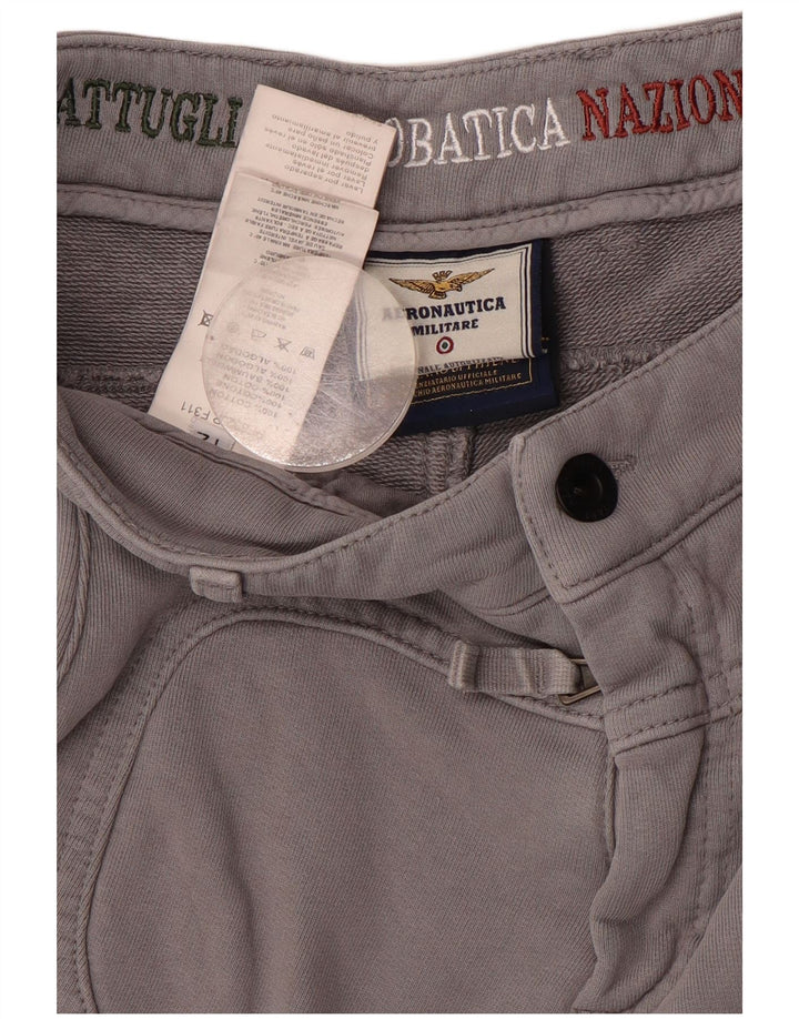 AERONAUTICA MILITARE Pantalon de Survêtement Garçon 11-12 ans Gris