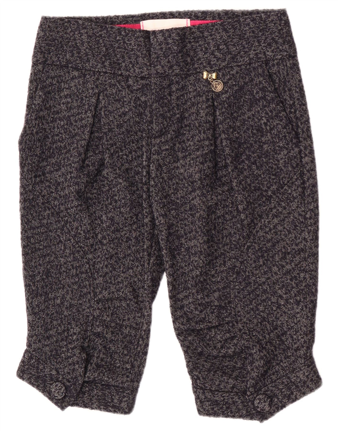 Fornarina Short Chino Pegged Femme W28 Laine Gris Moyen