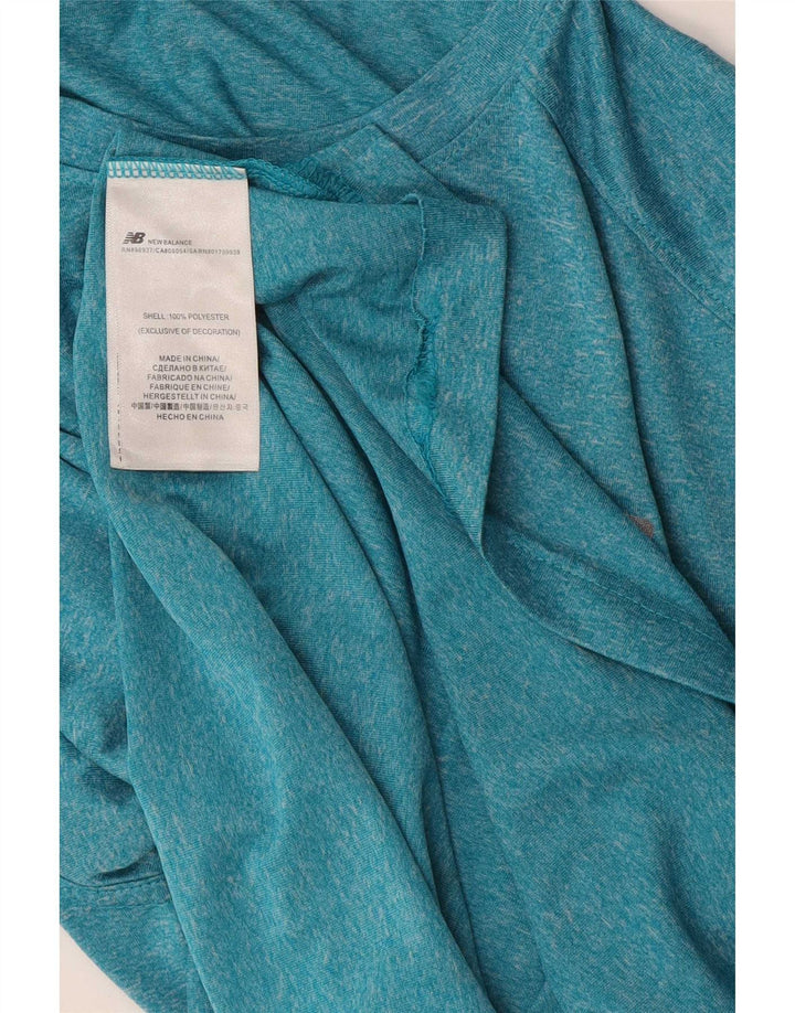 New Balance T-Shirt Homme Haut Petit Bleu Polyester
