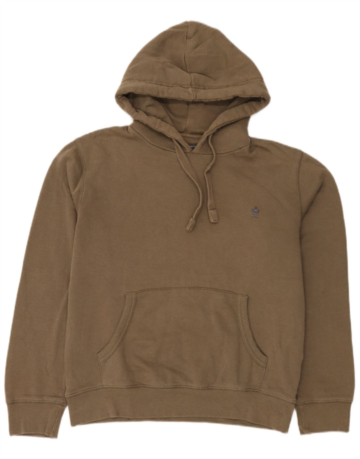 French Connection Pull à Capuche Homme Kaki Moyen Coton