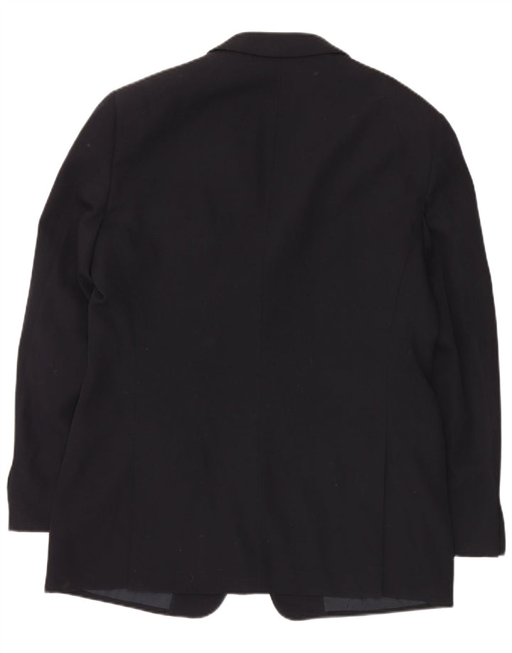 Armani Collezioni Veste Blazer 3 Boutons Homme IT 52 XL Bleu Marine Viscose