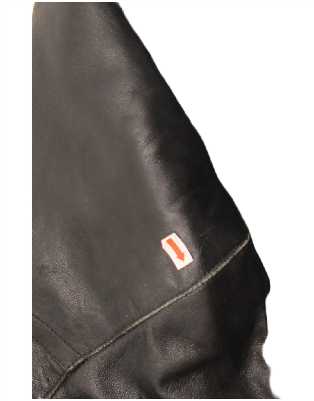 LAVORAZIONE ARTIGIANA Manteau Femme UK 12 Cuir Noir Moyen