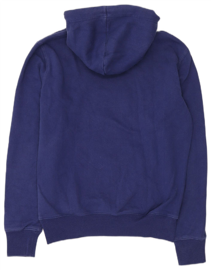 SUPERDRY Pull à Capuche Homme Bleu Moyen Coton