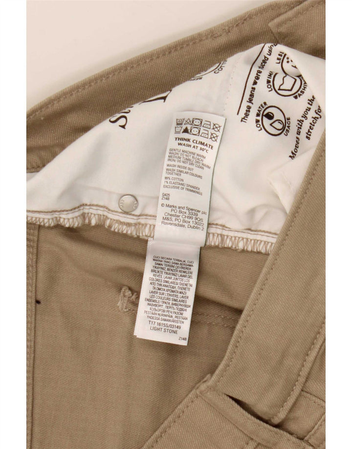 Marks & Spencer Jean Slim Femme W34 L29 Coton Beige