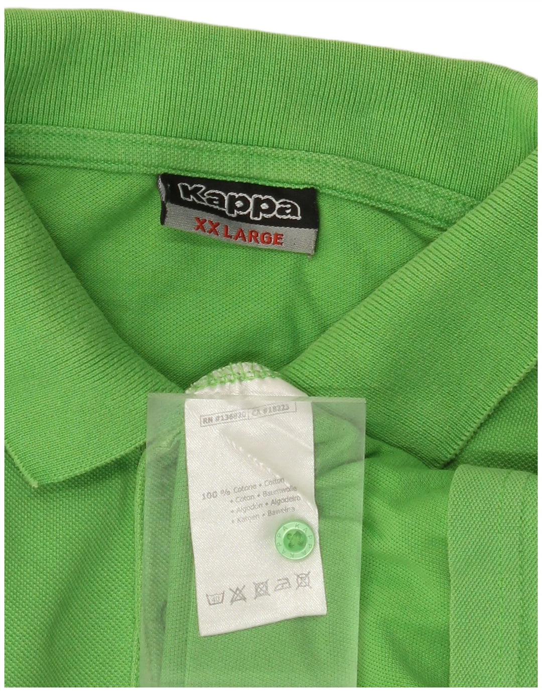 KAPPA Polo Homme 2XL Vert Coton