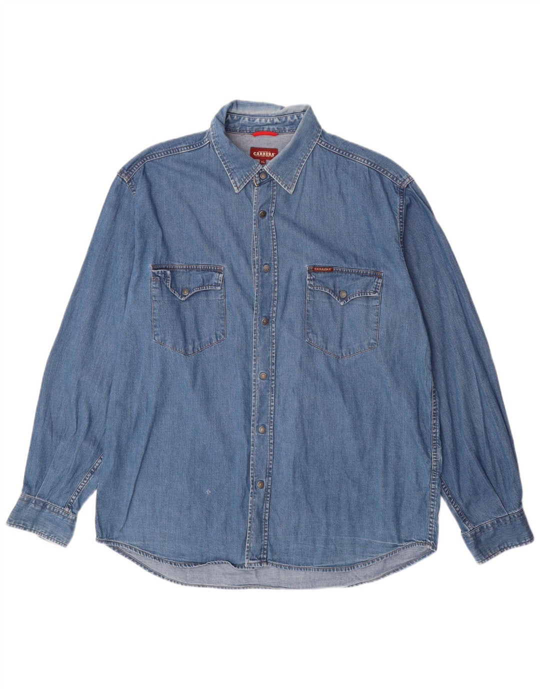 CARRERA Chemise en Jean XL Bleu Coton Homme