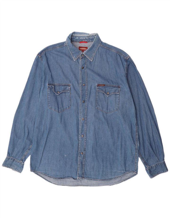 CARRERA Chemise en Jean XL Bleu Coton Homme