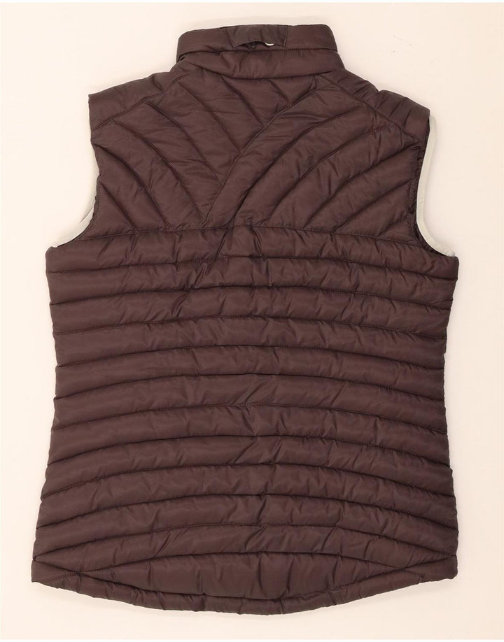 Jack Wolfskin Gilet rembourré pour femme UK 12/14 Marron moyen Polyester