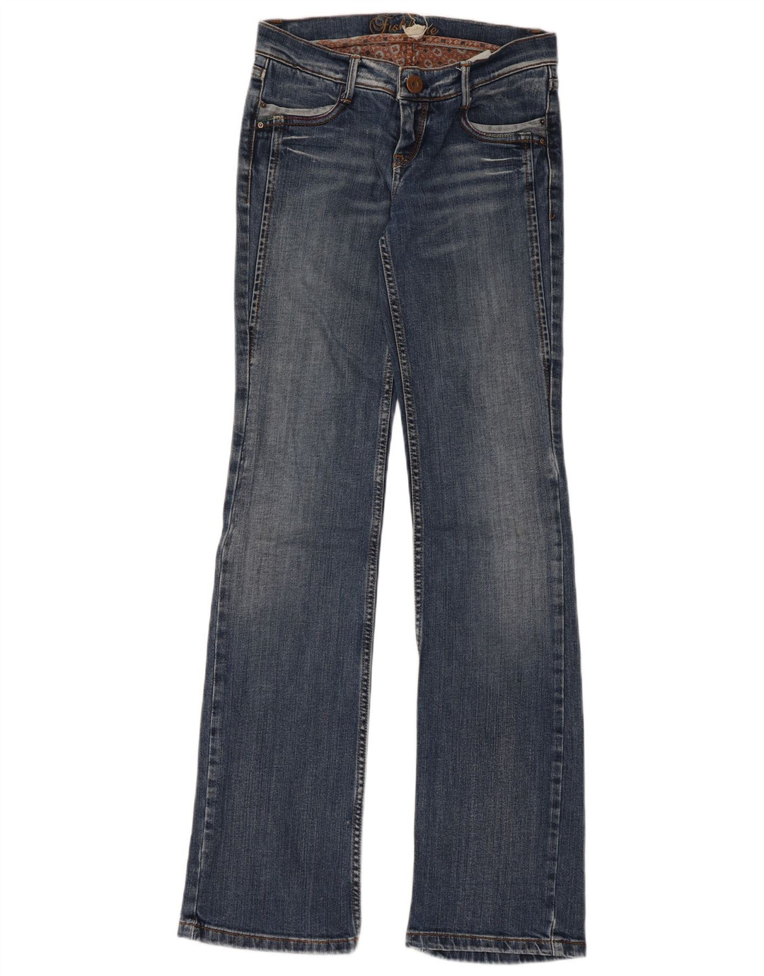 Fishbone Jean Bootcut Femme W28 L33 Bleu Coton