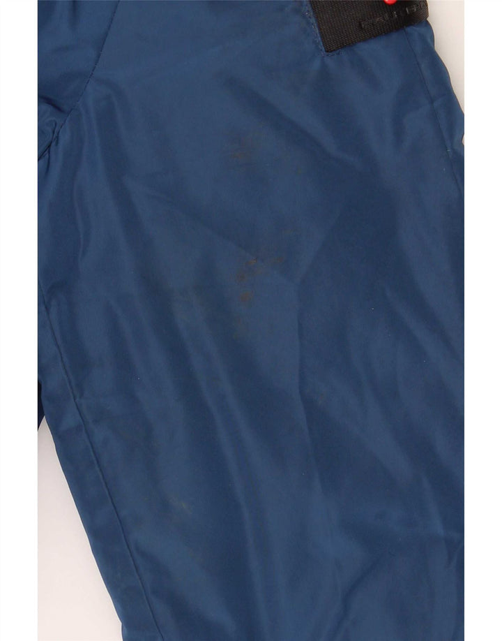 PEUTEREY Parka rembourrée à capuche pour femme UK 14 Large Bleu Polyester