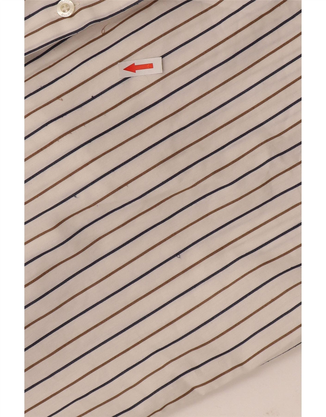 Pierre Cardin Chemise Homme Taille 41 Moyen Blanc Rayé