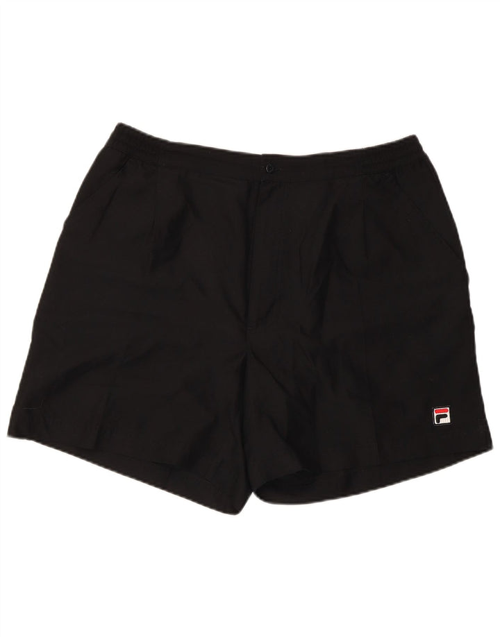 Fila Short Chino Homme Large W32 Noir Polyester