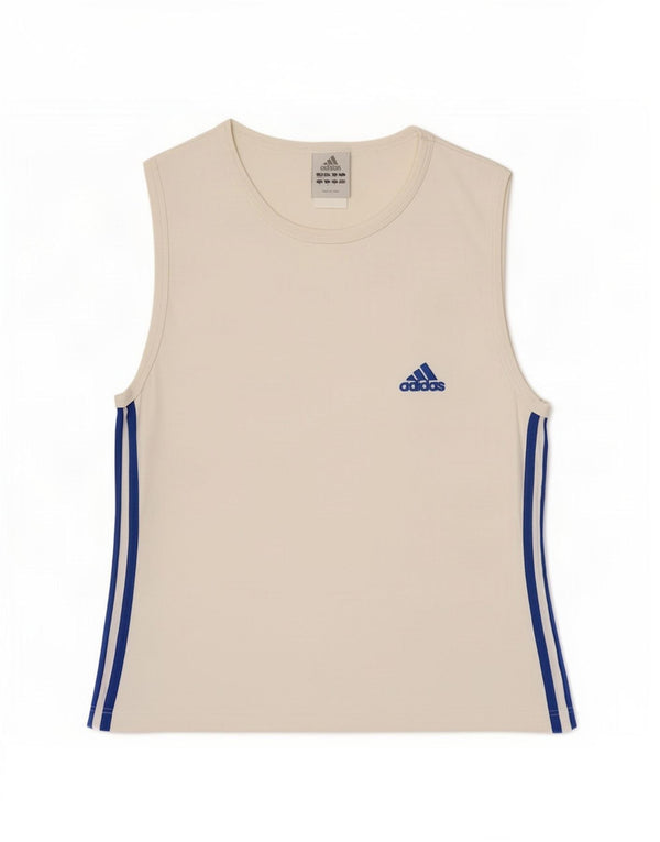 Adidas Débardeur pour homme UK 34/36 Petit Blanc