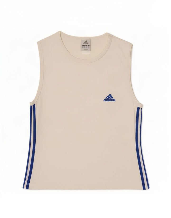 Adidas Débardeur pour homme UK 34/36 Petit Blanc