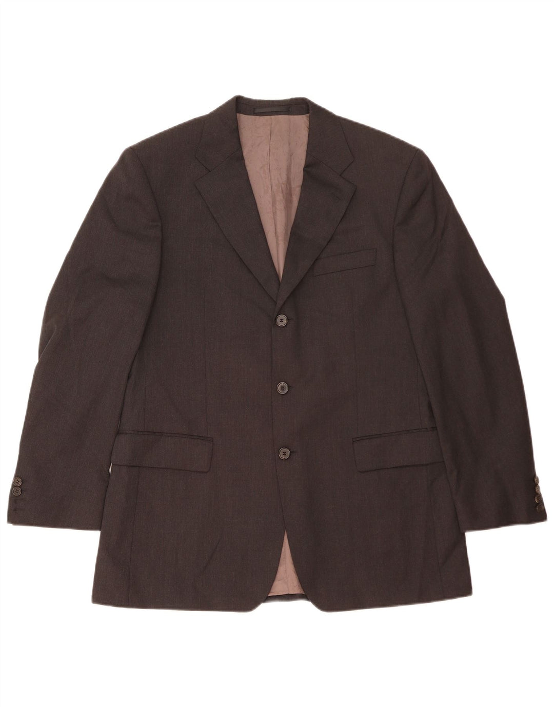 Hugo Boss Veste blazer à 3 boutons pour homme IT 50 Large laine noire