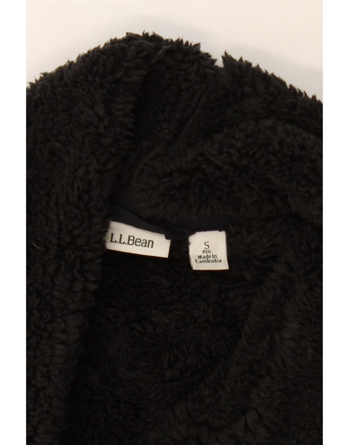 L.L.BEAN Womens Oversized Sherpa Overcoat UK 10 Small Grey Flecked Cotton Vintage L.L.Bean and Second-Hand L.L.Bean from Messina Hembry 