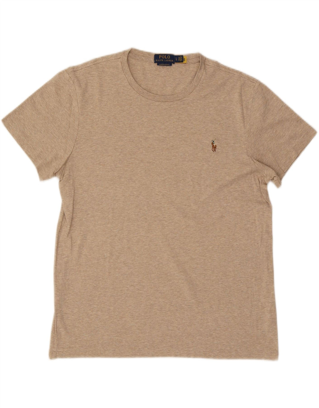 POLO RALPH LAUREN T-shirt ajusté personnalisé pour hommes, grand beige