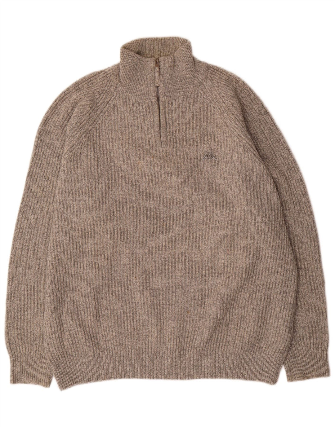 Kappa Pull col zippé homme XL laine gris