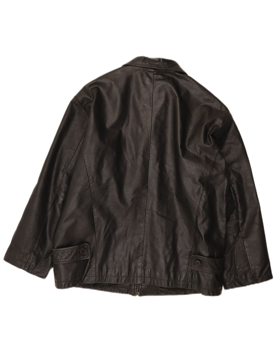 Veste en cuir homme vintage UK 38 Cuir noir moyen