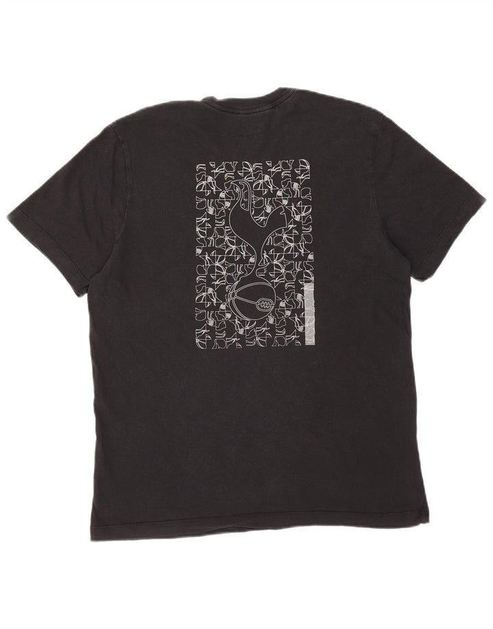 NIKE Homme Tottenham Hotspur Graphic T-Shirt Haut Noir Moyen Coton