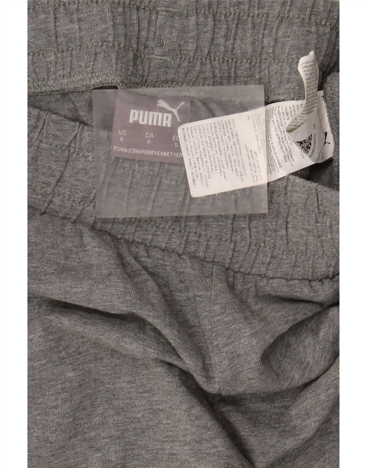 Puma Short de Sport Homme Petit Gris Moucheté Coton