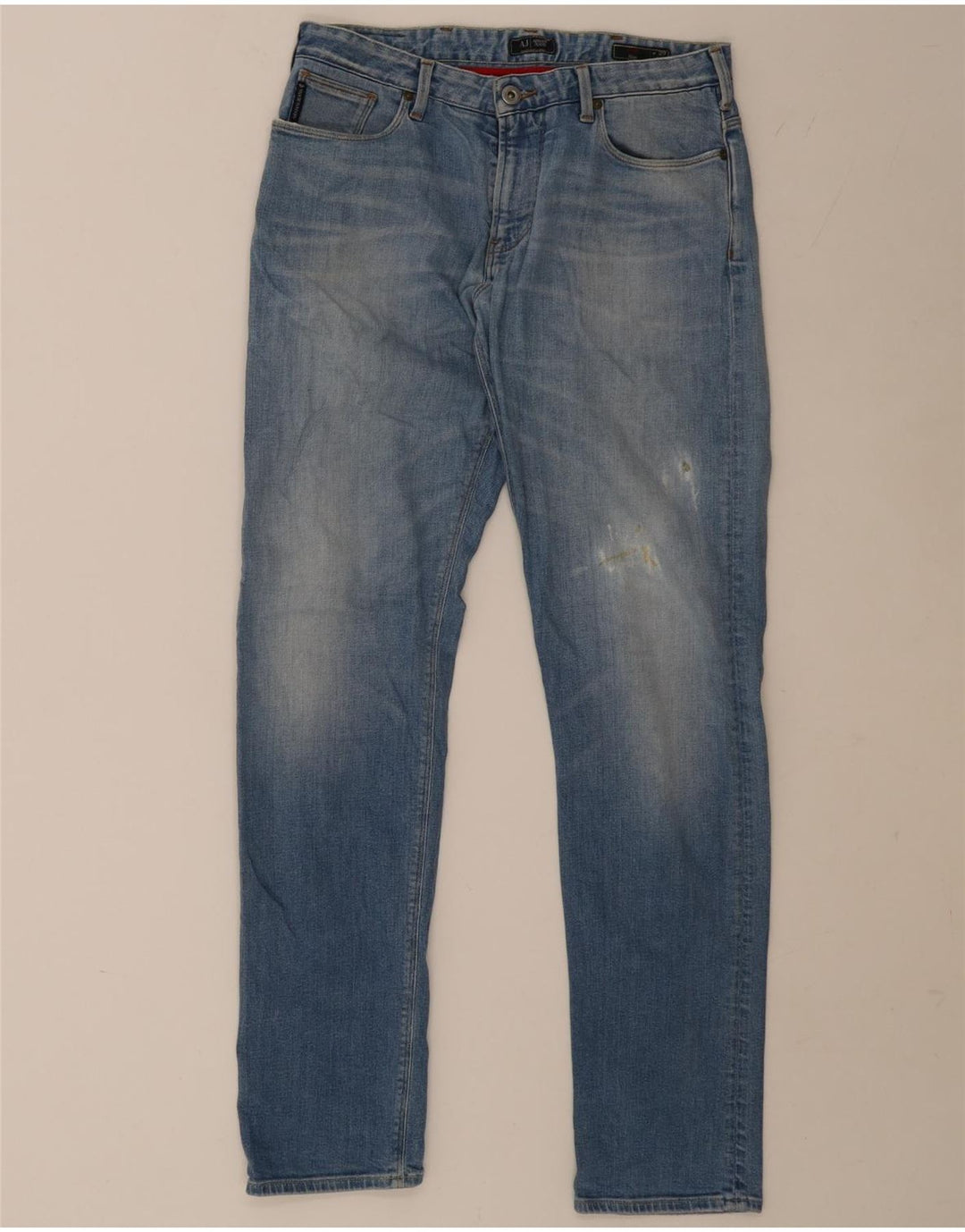 Armani Jean Slim J06 Homme W9 L32 Bleu Coton