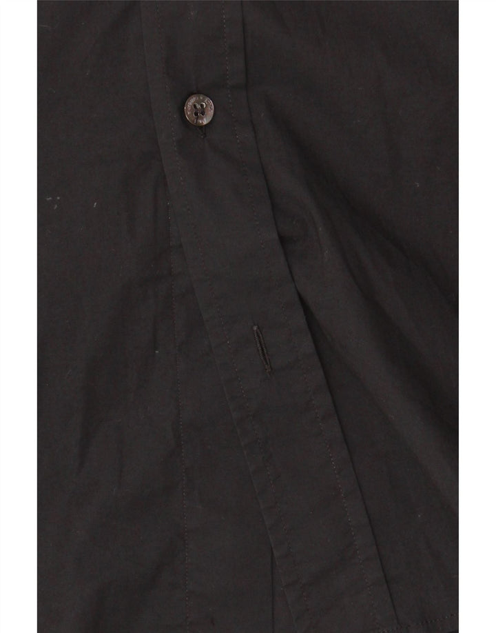 Dolce & Gabbana Chemise Slim IT 48 Coton Noir Moyen Homme