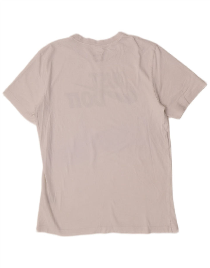 Adidas T-shirt graphique pour homme en coton blanc moyen