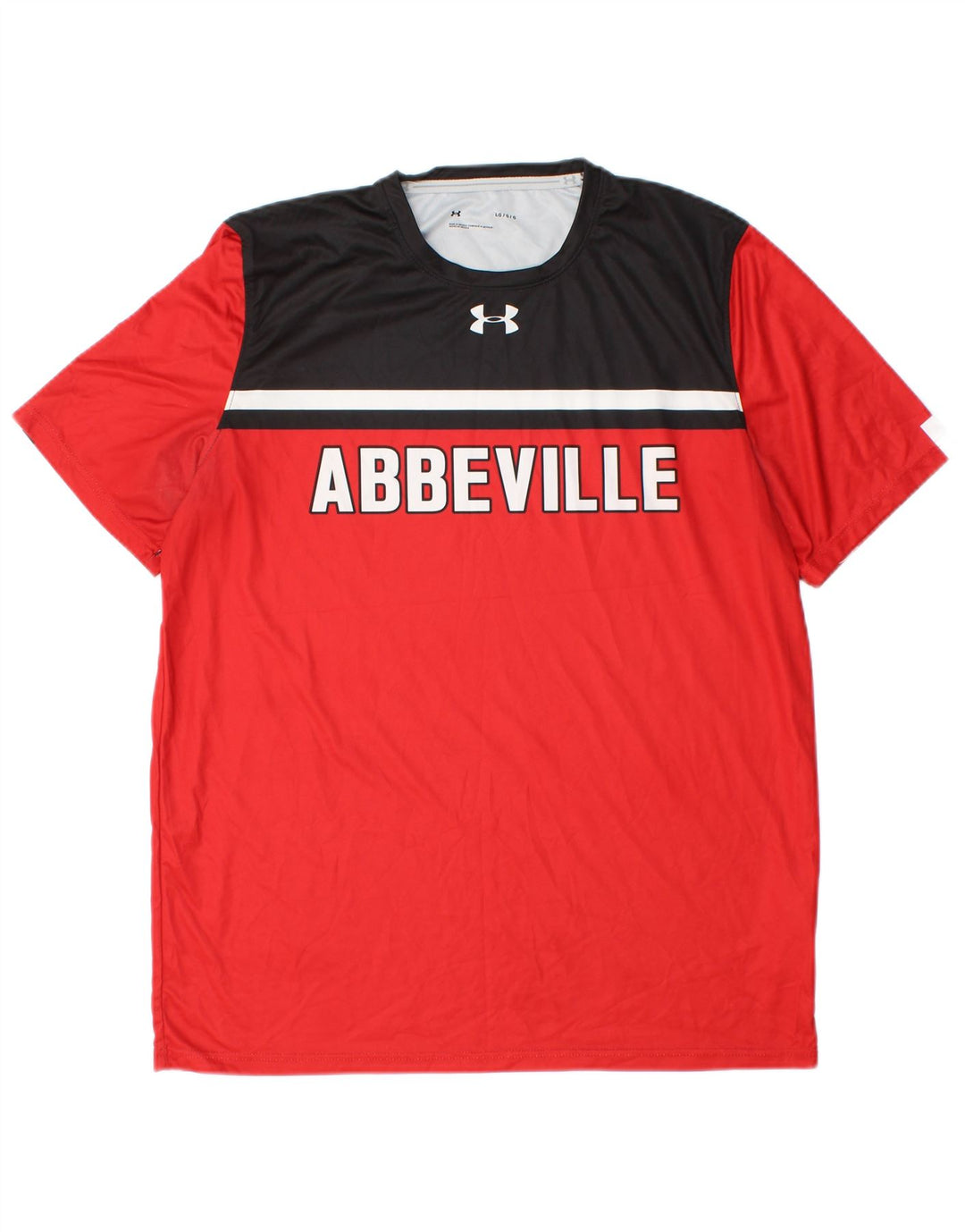 UNDER ARMOUR T-shirt graphique pour homme en polyester color block grand rouge
