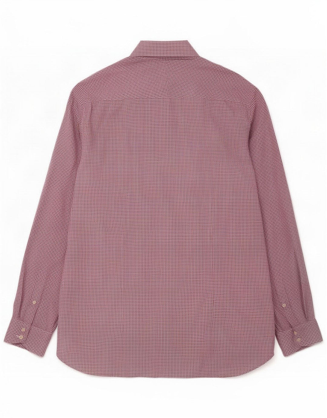 Ted Baker Chemise coupe classique à motif abstrait pour homme Taille 16 Grand coton rouge