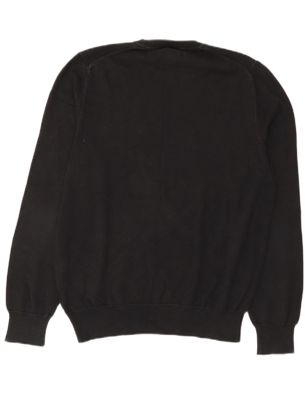 Marks & Spencer Pull à col rond pour femme en coton noir moyen