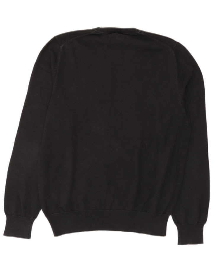 Marks & Spencer Pull à col rond pour femme en coton noir moyen