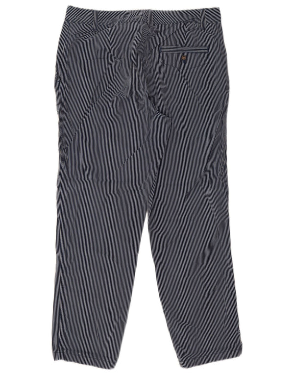 Marks & Spencer Pantalon court pour femme UK 12 Medium W30 L26 Bleu marine