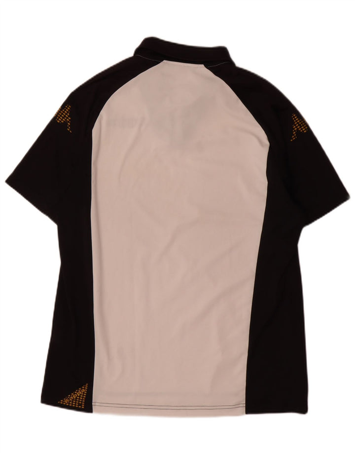 Kappa Polo Homme Grand Blanc Colorblock Polyester