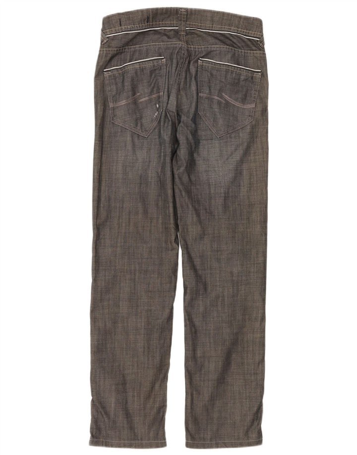 Jack & Jones Jean Droit Effet Déchiré W30 L29 Homme Gris