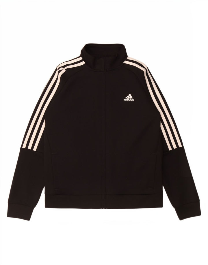 Veste de survêtement Adidas Garçon 9-10 ans Noir Polyester