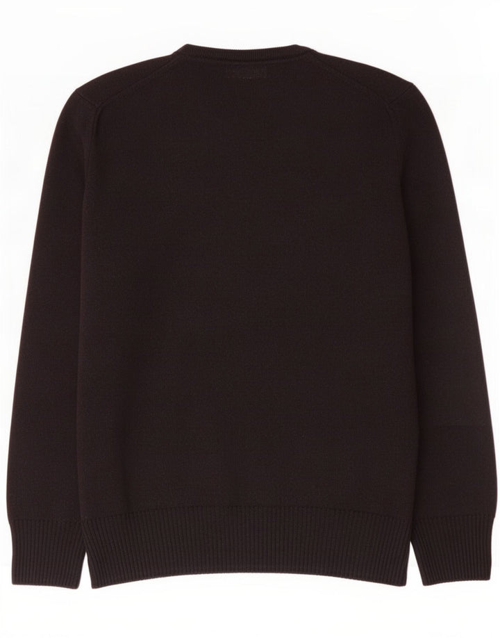 Zara Pull Col V Homme Noir Moyen