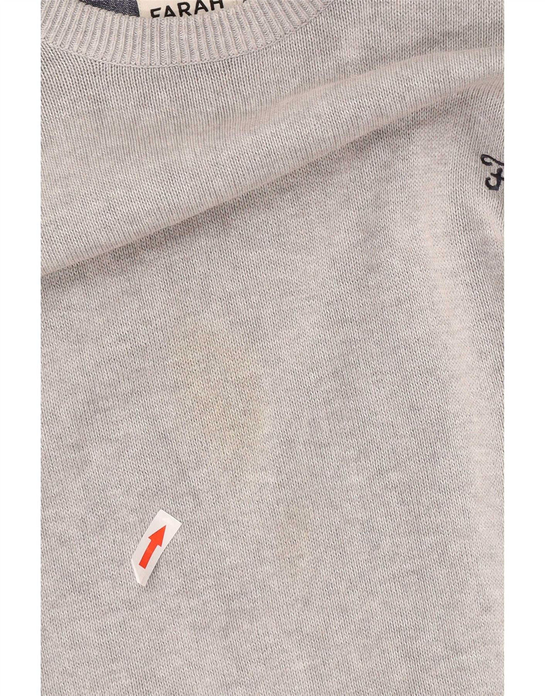 Farah Pull col bateau pour homme 2XL Gris Coton