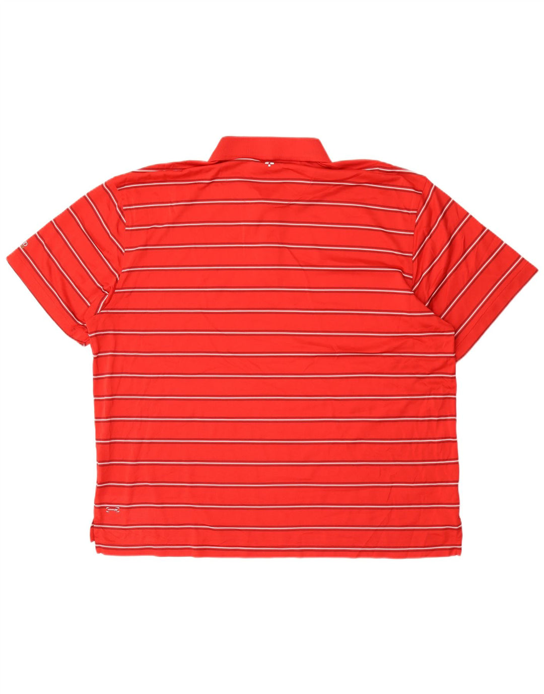 Polo de golf Izod pour homme 2XL en polyester rayé rouge
